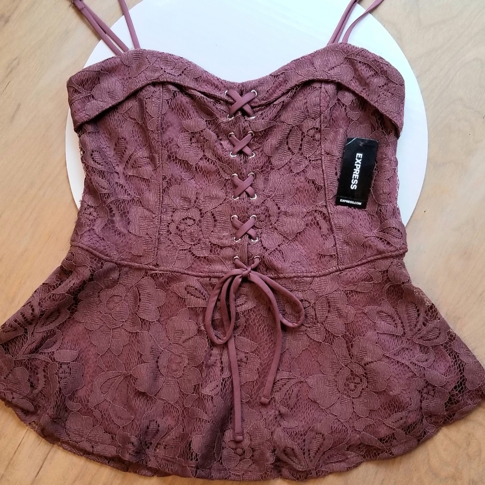 EXPRESS Lacey Top-NWT